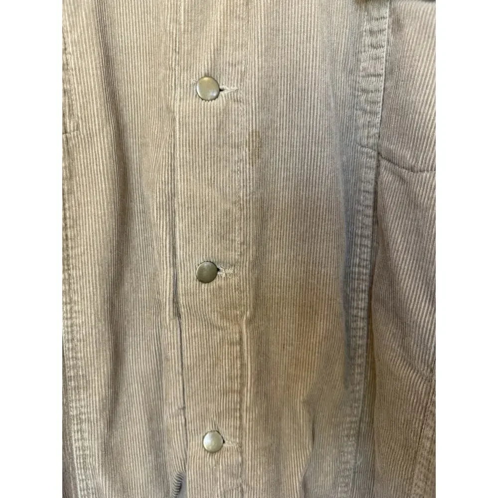 Vintage Chore Barn Coat Mens 2XL Corduroy Sherpa Marlboro Fleece Trucker‎ Jacket